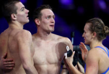 Минута отдыха Победители и призеры ЧМ по плаванию на короткой воде во вторник станут гостями студии «Все на Матч!» Спорт 