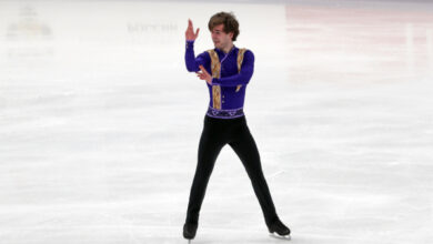 Минута отдыха Фигурист Кондратюк выступил на Кубке Московского спорта с номером, посвященным Валиевой Спорт 