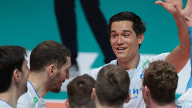 Минута отдыха Волейболисты казанского «Зенита» в пяти сетах обыграли «Локомотив» в матче Суперлиги Спорт  Минута отдыха Волейболисты казанского «Зенита» в пяти сетах обыграли «Локомотив» в матче Суперлиги Спорт