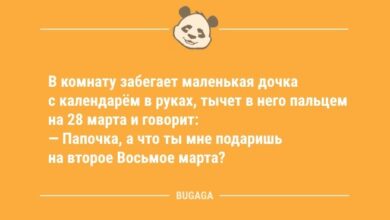 Минута отдыха Свежие анекдоты и прикольные статусы: «В комнату забегает маленькая дочка…» (10 шт) Анекдоты 