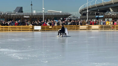 Минута отдыха Туктамышева: «Приятно, что в Санкт‑Петербурге есть самый большой каток в мире» Спорт 