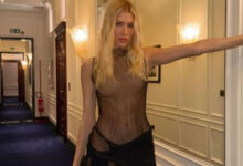 Минута отдыха Перминова показала грудь в прозрачном платье Знаменитости 