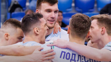 Минута отдыха Волейболисты московского «Динамо» обыграли петербургский «Зенит» в матче чемпионата России Спорт 