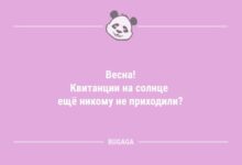 Минута отдыха Анекдоты и шутки для настроения: «Весна!» (11 шт) Анекдоты 