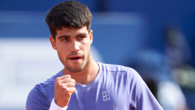 Минута отдыха Алькарас обыграл де Минора и вышел в полуфинал турнира в Барселоне Спорт 