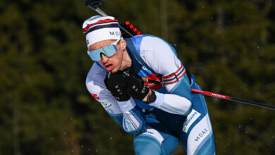 Минута отдыха Карим Халили победил в масс‑старте на финальном этапе Кубка Содружества по биатлону в Мурманске Спорт 