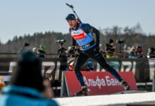 Минута отдыха Логинов и Бабиков одержали победу в одиночной эстафете на этапе Кубка Содружества в Мурманске Спорт 