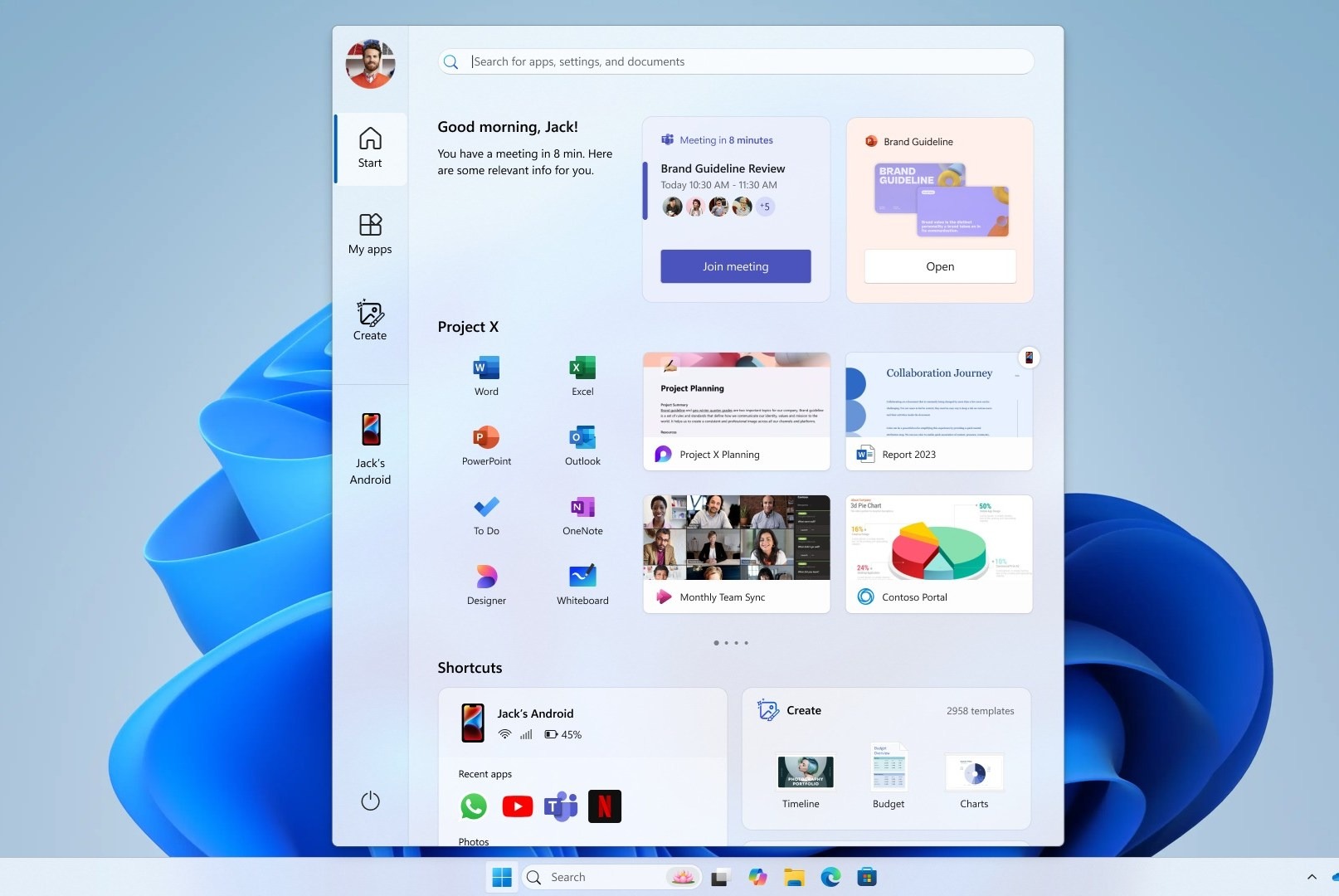 Минута отдыха Microsoft показала отклонённые редизайны меню «Пуск» в Windows 11 Полезности  