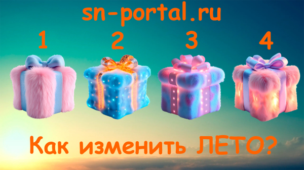 Минута отдыха Какой сюрприз ждёт вас летом? Выберите подарок на картинке! Интересное  
