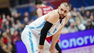 Минута отдыха Баскетболист «Зенита» Жбанов — об игре с ЦСКА: «Благодаря настрою все с первых минут держали в своих руках» Спорт 