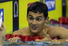 Минута отдыха Российский пловец унизил наглого американца. Прямо на глазах президента США Спорт 