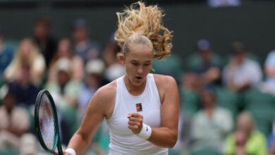 Минута отдыха Мирра Андреева стала самой молодой четвертьфиналисткой Уимблдон со времен Шараповой Спорт  Минута отдыха Мирра Андреева стала самой молодой четвертьфиналисткой Уимблдон со времен Шараповой Спорт