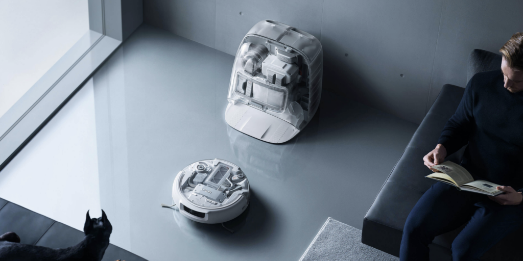 Минута отдыха Производитель дронов DJI выпустил робот-пылесос Romo с прозрачным корпусом Полезности  