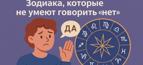 Минута отдыха Почему эти 8 знаков Зодиака не умеют говорить «нет» — мнение астролога Интересное  Минута отдыха Почему эти 8 знаков Зодиака не умеют говорить «нет» — мнение астролога Интересное