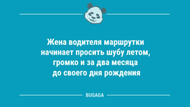 Минута отдыха Свежие анекдоты: «Жена водителя маршрутки…» (12 шт) Анекдоты 