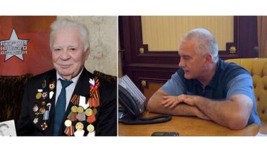 Минута отдыха Глава Крыма поздравил ветерана с первым столетием Общество  Минута отдыха Глава Крыма поздравил ветерана с первым столетием Общество