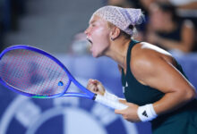 Минута отдыха Российская теннисистка Шнайдер не смогла выйти в четвертьфинал турнира в Сеуле Спорт 