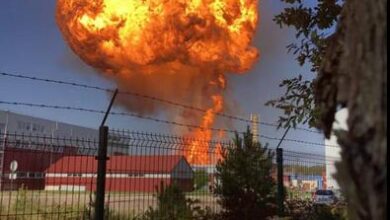 Минута отдыха Взрыв на железной дороге в Вильнюсе, Литва, — сообщается, что горит 8 цистерн со сжиженным газом В мире  Минута отдыха Взрыв на железной дороге в Вильнюсе, Литва, — сообщается, что горит 8 цистерн со сжиженным газом В мире