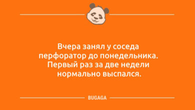 Минута отдыха Анекдоты дня: «Вчера занял у соседа перфоратор…» (10 фото) Анекдоты 