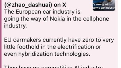 Минута отдыха Европейская автомобильная промышленность движется по пути Nokia в индустрии мобильных телефонов В мире Минута отдыха Европейская автомобильная промышленность движется по пути Nokia в индустрии мобильных телефонов В мире