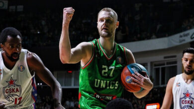 Минута отдыха УНИКС обыграл ЦСКА и вышел на первое место в Единой лиге ВТБ Спорт 