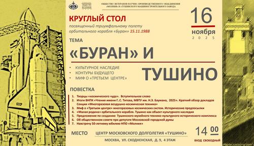 Минута отдыха Первый и единственный космический полет «Бурана» История 