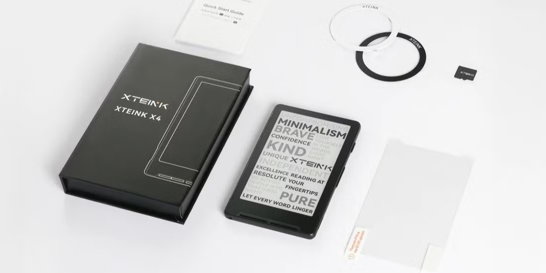 Минута отдыха Представлен мини‑ридер Xteink X4, который крепится к смартфону и работает 2 недели Полезности Минута отдыха Представлен мини‑ридер Xteink X4, который крепится к смартфону и работает 2 недели Полезности