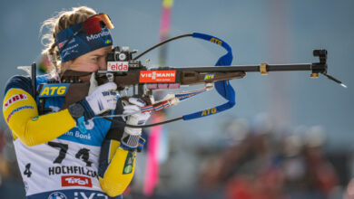 Минута отдыха Сборная Швеции выиграла женскую эстафету на этапе КМ по биатлону в Хохфильцене Спорт 