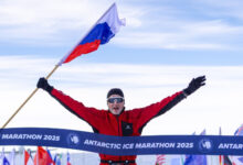 Минута отдыха Россиянин выиграл уникальные соревнования с сумасшедшим преимуществом. И финишировал с флагом! Спорт 