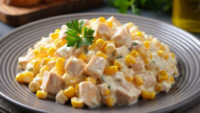 Минута отдыха Как приготовить вкусный салат с курицей, сыром и кукурузой за 15 минут? Интересное 