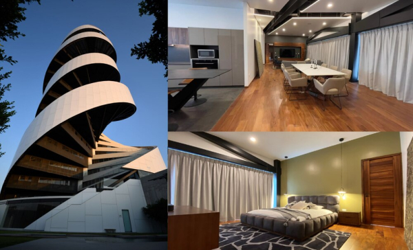 Минута отдыха Жилой дом в форме винтовой лестницы Интересное Минута отдыха Жилой дом в форме винтовой лестницы Интересное