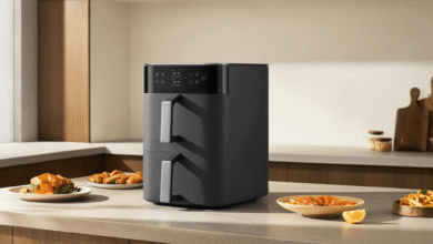 Минута отдыха Xiaomi выпустила «двухэтажный» аэрогриль на 12 литров с режимом сушки Полезности Минута отдыха Xiaomi выпустила «двухэтажный» аэрогриль на 12 литров с режимом сушки Полезности