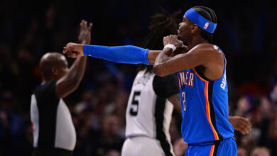 Минута отдыха «Оклахома» победила «Сан‑Антонио» в матче НБА, Гилджес‑Александер набрал 34 очка Спорт Минута отдыха «Оклахома» победила «Сан‑Антонио» в матче НБА, Гилджес‑Александер набрал 34 очка Спорт