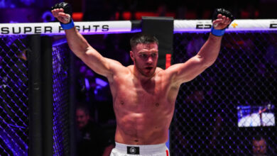 Минута отдыха Немков победил Феррейру в титульном поединке PFL Спорт 