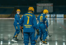 Минута отдыха Массовая драка произошла во время рукопожатия игроков после матча Высшей лиги по бенди в Красногорске Спорт 