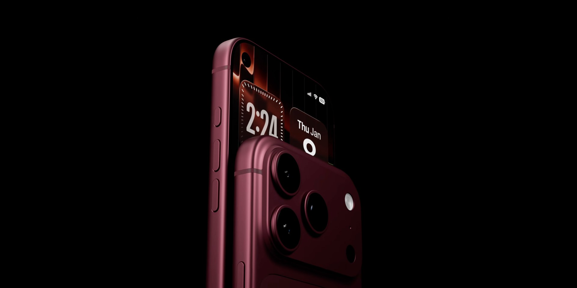 Инсайдер показал на видео бордовый iPhone 18 Pro с &laquo;островком&raquo; в углу экрана