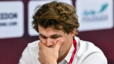 Минута отдыха Такие вещи не прощают даже Карлсену! Норвежца строго наказали на ЧМ Спорт 