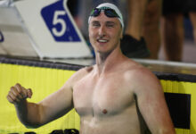 Минута отдыха Олимпийский чемпион Макэвой установил мировой рекорд на дистанции 50 метров вольным стилем Спорт 