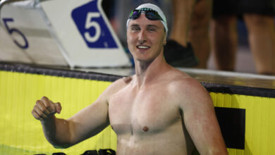 Минута отдыха Олимпийский чемпион Макэвой установил мировой рекорд на дистанции 50 метров вольным стилем Спорт 