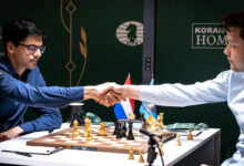 Минута отдыха Есипенко сыграл вничью с Гири в 11‑м туре шахматного турнира претендентов Спорт 