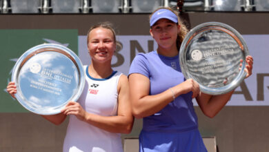 Минута отдыха Андреева и Шнайдер выиграли турнир WTA 1000 в Риме в парном разряде Спорт 