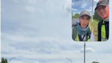 Минута отдыха Пешком через всю Сибирь в +35: пара москвичей добралась до Кемерова и продолжит путь к океану Туризм Минута отдыха Пешком через всю Сибирь в +35: пара москвичей добралась до Кемерова и продолжит путь к океану Туризм
