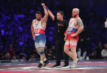 Минута отдыха Олимпийский чемпион Садулаев победил Браунагеля на турнире RAF в России Спорт 