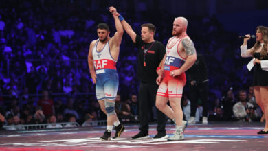 Минута отдыха Олимпийский чемпион Садулаев победил Браунагеля на турнире RAF в России Спорт 