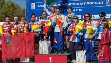 Минута отдыха Сборная ХМАО–Югра 1 победила в женской эстафете на чемпионате России по летнему биатлону Спорт 